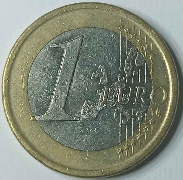 Moneda 1 Euro 2000 España reverso