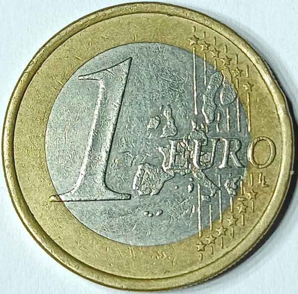 Moneda 1 Euro 2004 Alemania CECA F reverso numinformatica