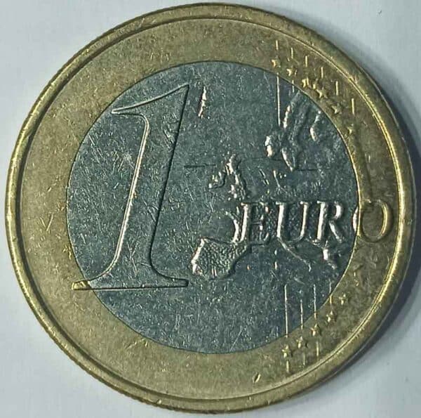 Moneda 1 Euro 2019 España reverso en numinformatica