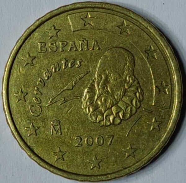 Moneda 10 céntimos Euros 2007 España anverso en numinformatica