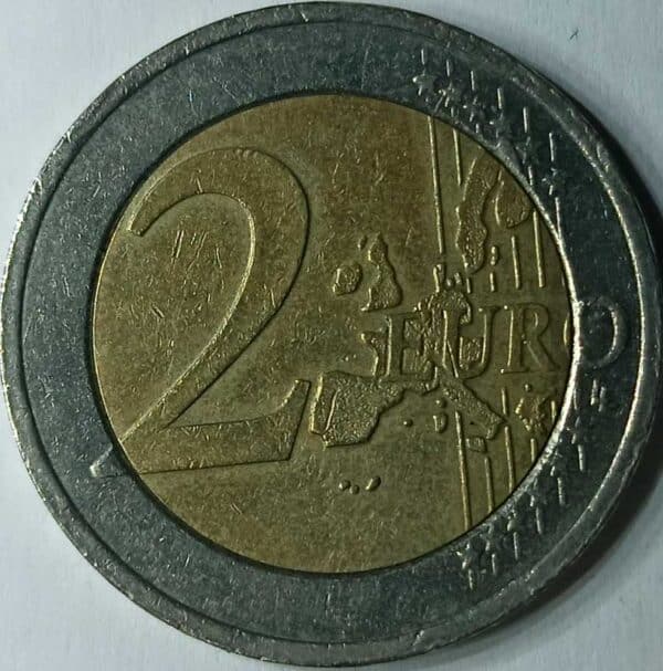 Moneda 2 Euros 2002 Austria reverso en numinformatica