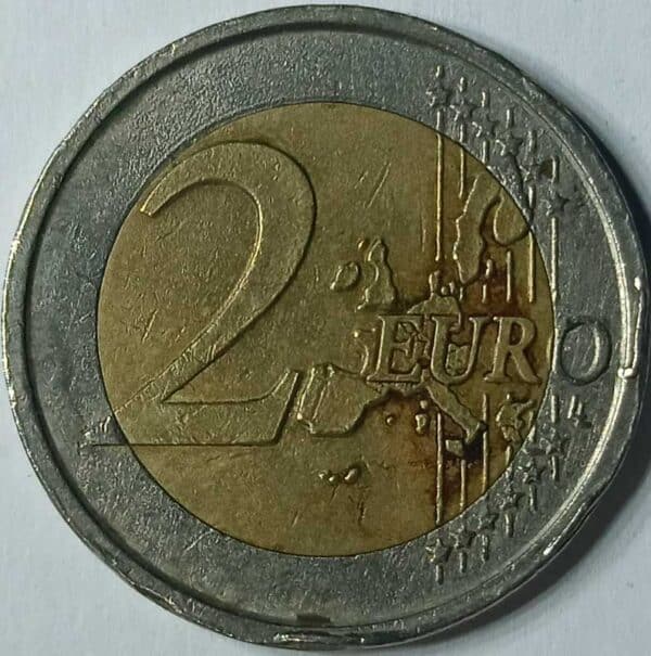 Moneda 2 Euros 2003 Italia reverso en numinformatica