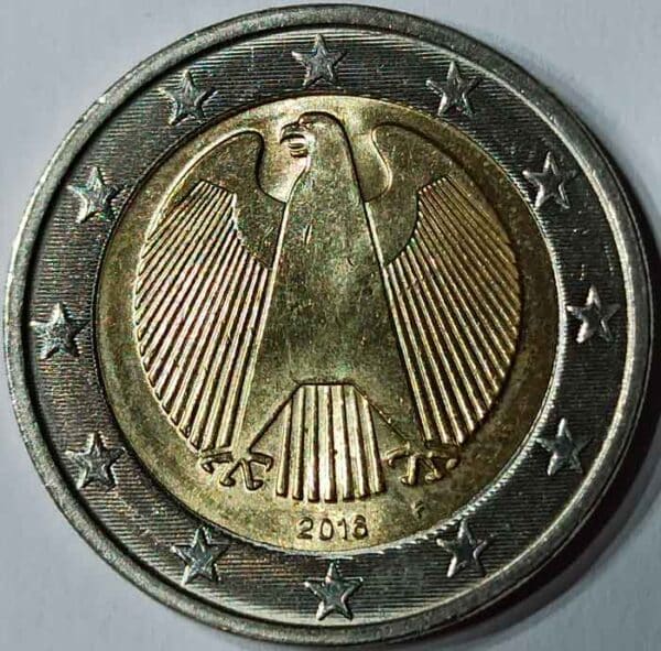 Moneda 2 Euros 2016 Alemania CECA F anverso en numinformatica