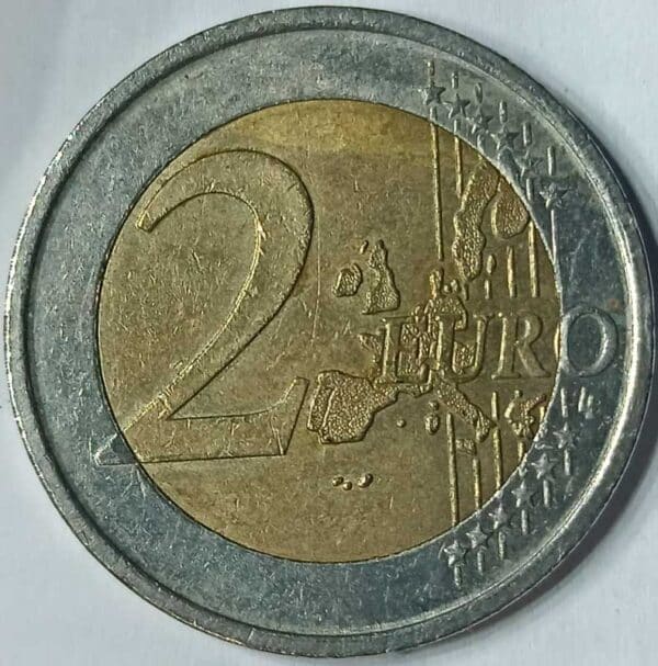 Moneda 2 Euros 2002 Portugal reverso en numinformatica