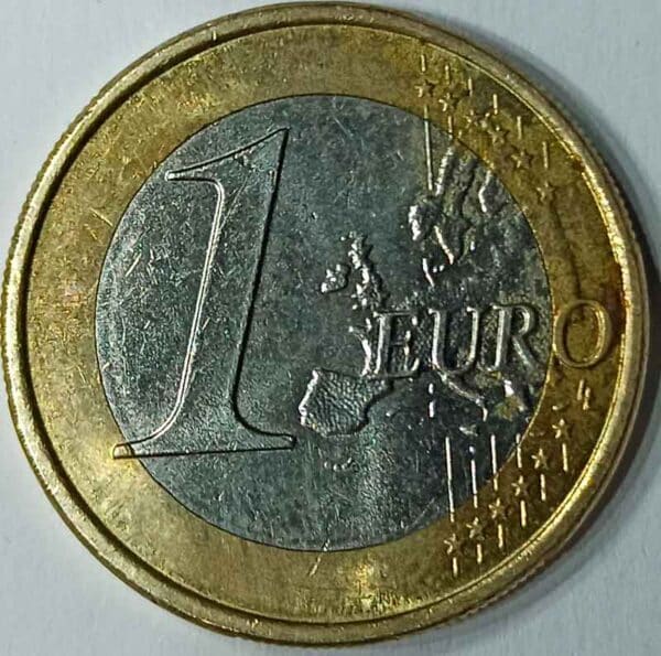 Moneda 1 Euro 2023 España reverso en numinformatica