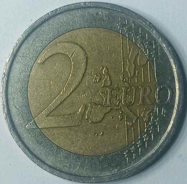 Moneda 2 Euros 1999 España reverso en numinformatica