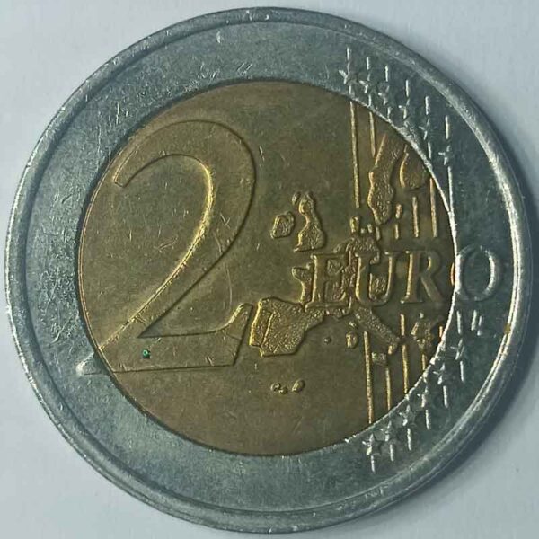 Moneda 2 Euros 2001 Países Bajos reverso en numinformatica