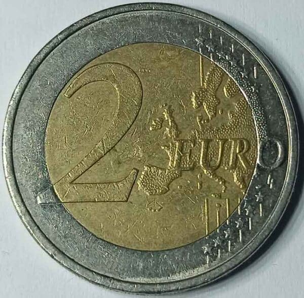 Moneda 2 Euros 2008 Alemania CECA F reverso en numinformatica