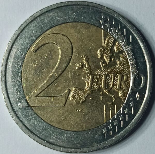 Moneda 2 Euros 2020 Francia Conmemorativa Charles de Gaulle reverso