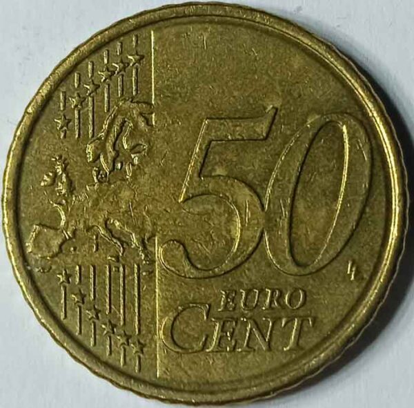 Moneda 50 céntimos Euros 2012 Bélgica reverso en numinformatica