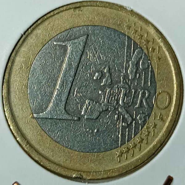 Moneda 1 Euro 2004 España reverso en numinformatica