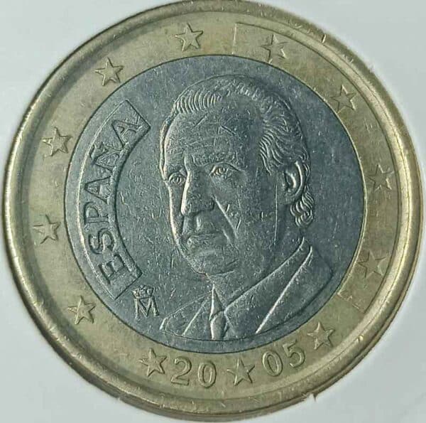 Moneda 1 Euro 2005 España anverso en numinformatica