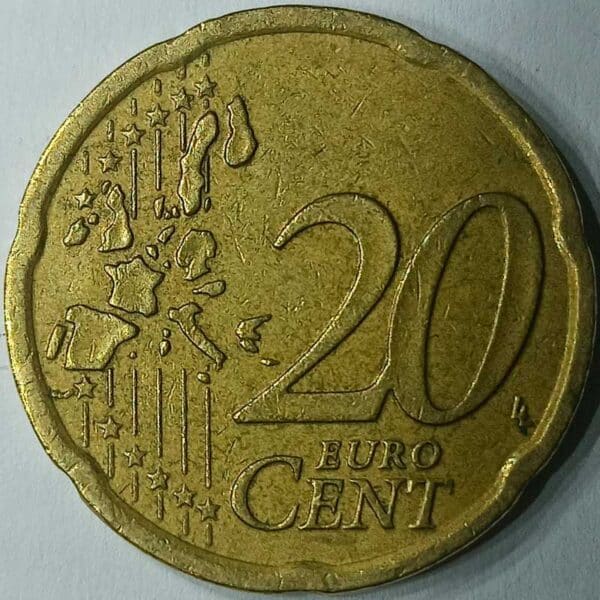 Moneda 20 céntimos de Euro 2004 Austria reverso en numinfomatica