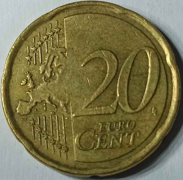 Moneda 20 céntimos euro 2007 Francia reverso en numinformatica