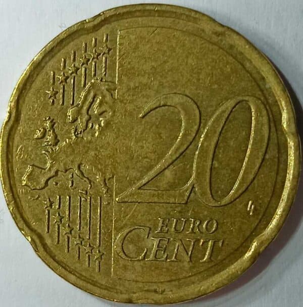 Moneda 20 céntimos euro 2008 Francia reverso en numinformatica