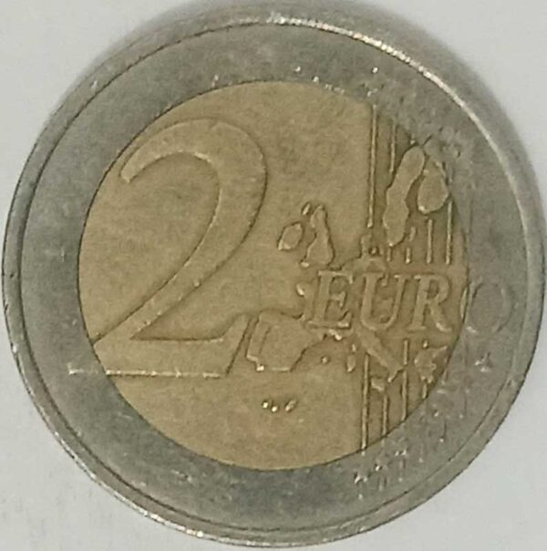 Moneda 2 Euros 2001 Francia reverso en numinformatica