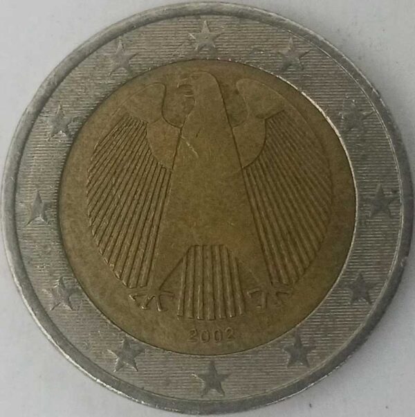 Moneda 2 Euros 2002 Alemania CECA A anverso en numinformatica