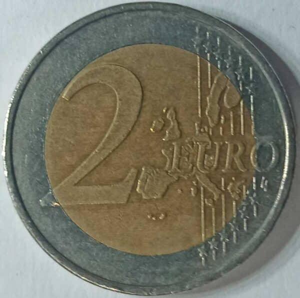 Moneda 2 Euros 2002 Alemania CECA D reverso en numinformatica