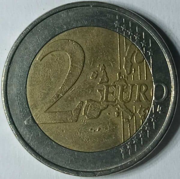 Moneda 2 Euros 2002 Alemania CECA G reverso en numinformatica