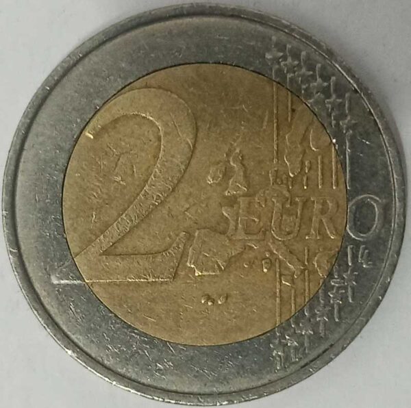 Moneda 2 Euros 2003 Belgica reverso en numinformatica