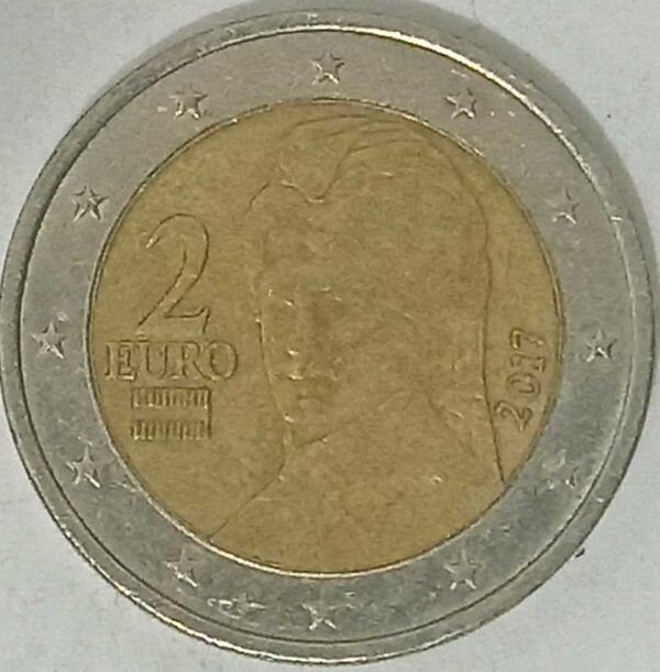 Moneda 2 Euros 2017 Austria anverso en numinformatica